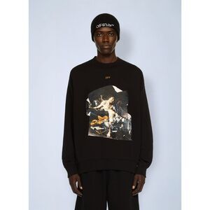 Off-White Men Cupid Paper Skate Crewneck Sweatshirt